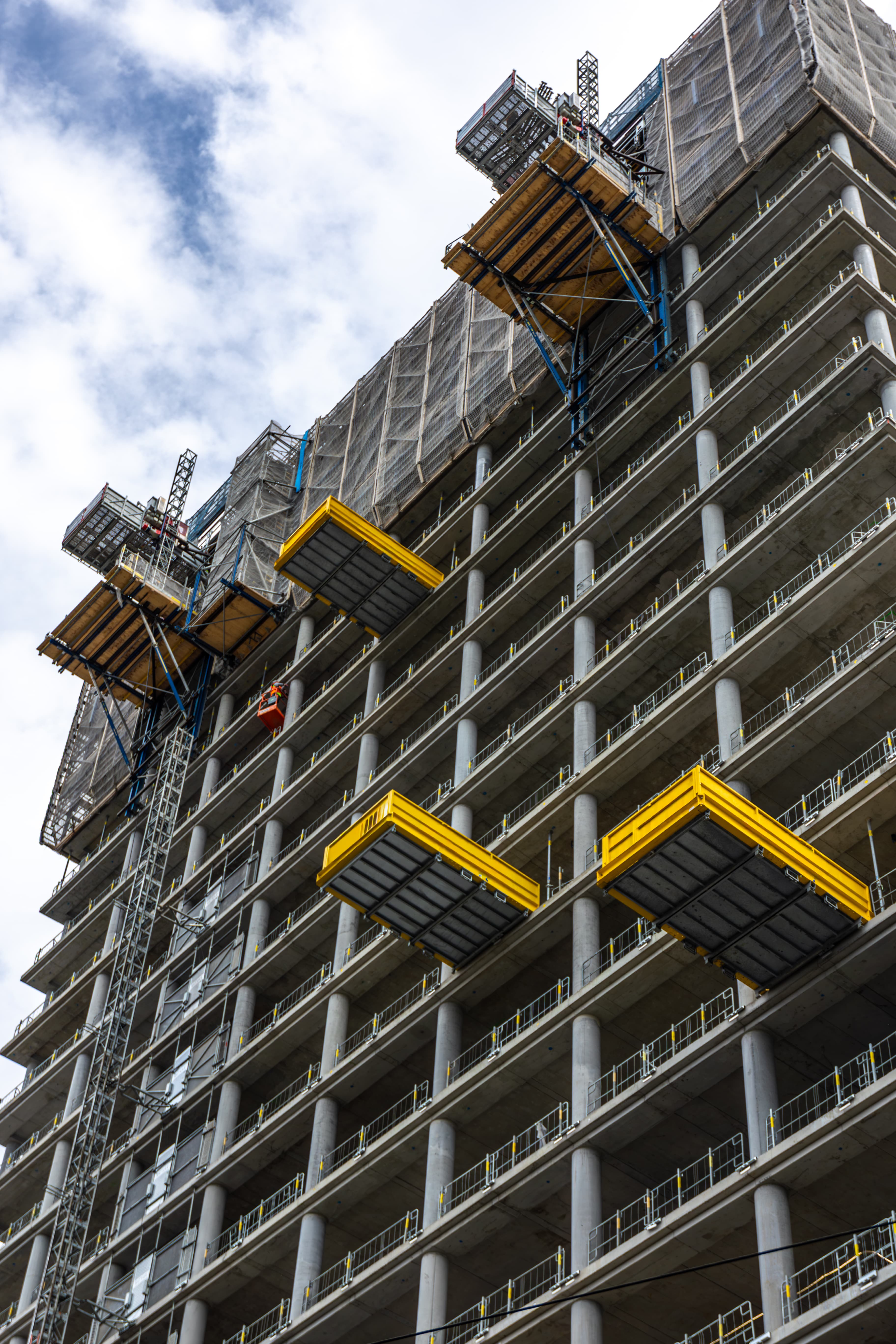 Modern construction project